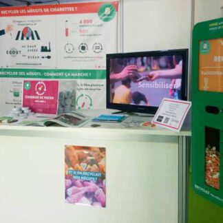 stand-sensibilisation-mégots-greenminded
