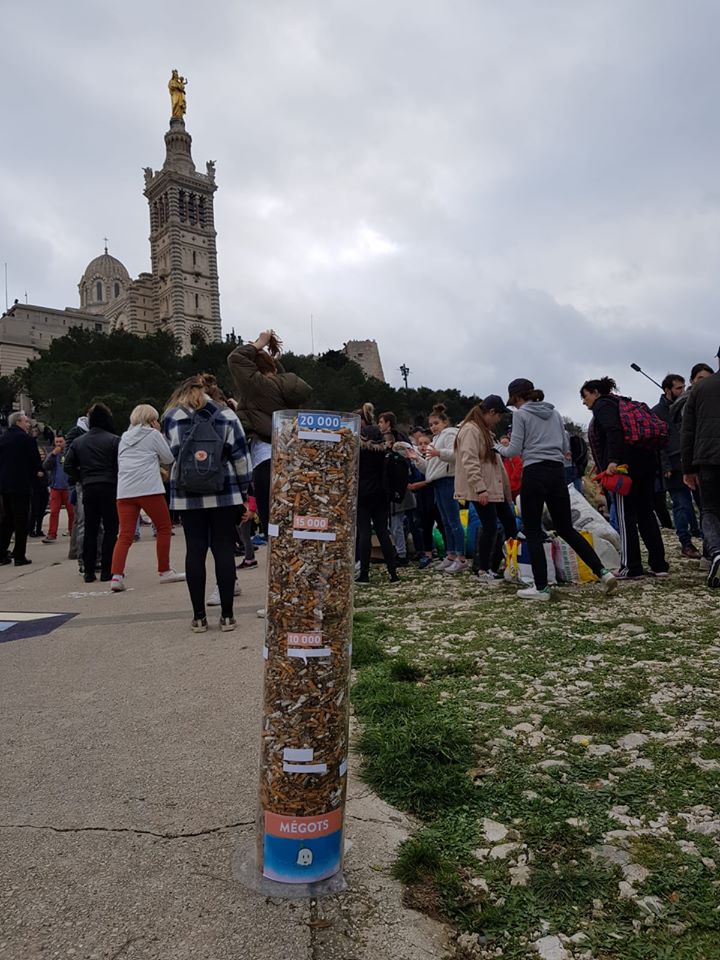 Tube récolte mégots