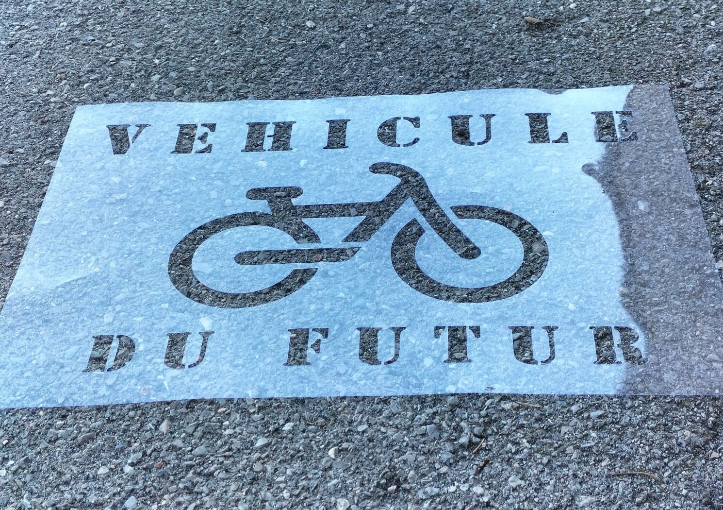 pochoir sensibilisation velo écologique pochoir sensibilisation velo écologique