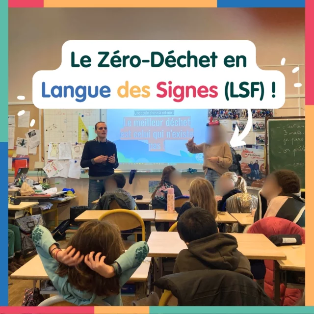 Comment mieux boucler cette année qu'avec cette intervention au sein d'une école spécialisée de Nancy, où une interprète en LANGUE DES SIGNES a traduit notre intervention zéro déchet aux élèves ? 🥹Une première pour nous !Encore merci à Simon, notre animateur bénévole local d'avoir assuré !!Depuis 2022, notre programme d'éducation à l'environnement a déjà sensibilisé + de 20 000 élèves partout en France 🥳--------
🤝 𝗡𝗼𝘂𝘀 𝗮𝘃𝗼𝗻𝘀 𝗯𝗲𝘀𝗼𝗶𝗻 𝗱𝗲 𝘃𝗼𝘂𝘀 𝗽𝗼𝘂𝗿 𝗳𝗮𝗶𝗿𝗲 𝘃𝗶𝘃𝗿𝗲 𝗰𝗲 𝗽𝗿𝗼𝗴𝗿𝗮𝗺𝗺𝗲 !💻Avec Lilo : Utilisez le moteur de recherche solidaire Lilo et transformez vos recherches en gouttes d’eau à reverser à GreenMinded (https://www.lilo.org/greenminded/)💳 Dons directs via HelloAsso : Soutenez-nous financièrement sur notre page HelloAsso(https://www.helloasso.com/associations/greenminded)🎁 Dons cadeaux : Faites un geste symbolique avec les plateformes comme Dift. Idéal pour offrir un cadeau engagé (https://dift.com/projects/les-greenmakers-a-l-ecole)Merci pour votre soutien précieux et à tous ceux qui participent à cette aventure : élèves, enseignants, bénévoles, partenaires. ! 💚#GreenMakers #Impact #ZéroDéchet #Biodiversité #Sensibilisation #EngagementBénévole