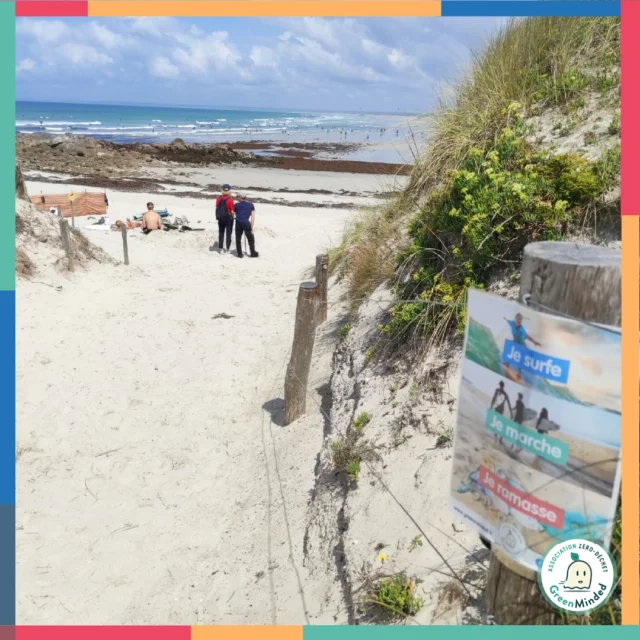 🌊 À la Pointe de la Torche, le surf rime avec conscience 🌿
Nos affiches sont désormais visibles en plein cœur de ce spot mythique du Finistère ! 🏄‍♂️💚🌍 Parce qu’une session = 1 déchet, on invite chaque surfeur·se, promeneur·se et amoureux·se de l’océan à faire un petit geste simple 🙂
🏄 Je surfe
🦶 Je marche
👐 Je ramasse🍃 Merci à celles et ceux qui partagent ces valeurs et prennent soin de nos littoraux.📍 Affiches visibles dès aujourd’hui à la Pointe de la Torche !
📸 Si tu passes par là, envoie-nous une photo avec les affiches 😍
➡️ Retrouvez toutes nos affiches gratuites à ce lien : https://www.greenminded.fr/ressources-gratuites/#GreenMinded #ZéroDéchet #PointeDeLaTorche #SurfResponsable #RamassageDeDéchets #OceanLovers #ProtectWhatYouLove